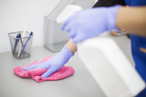 Detailed deep cleaning of kitchen surfaces and hidden areas