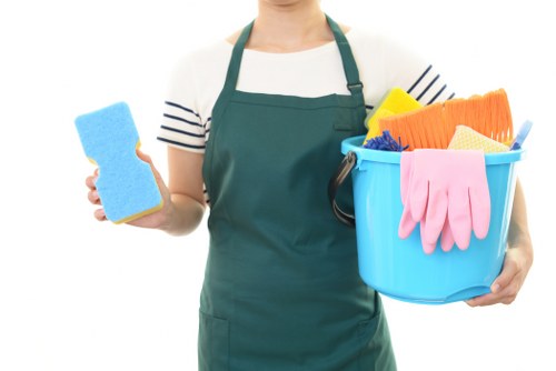 Turnover cleaning in a spotless Airbnb bathroom