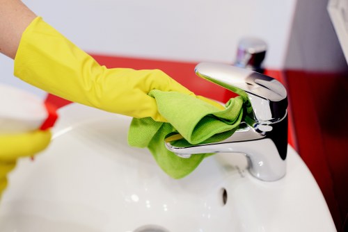 Professional cleaner completing a one time deep clean