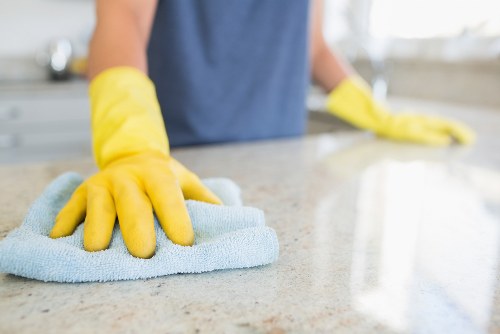 One off cleaning in a bathroom with sanitised surfaces
